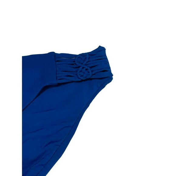 Red Carter Womens Blue Bikini Set With Braided Strap Detail New with tags Medium - Picture 4 of 7